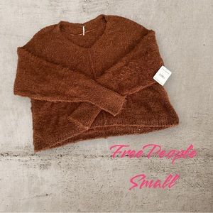 Free People size Small Oversized soft and fuzzy Sweater NWT